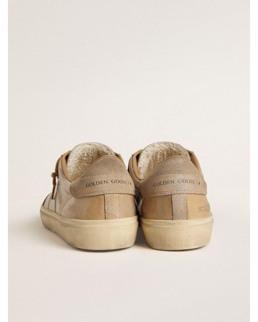 Soul Star Pour Homme En Cuir Naplak Avec Contrefort En Daim, Homme, Taille Golden Goose Deluxe Brand pour homme en coloris Natural