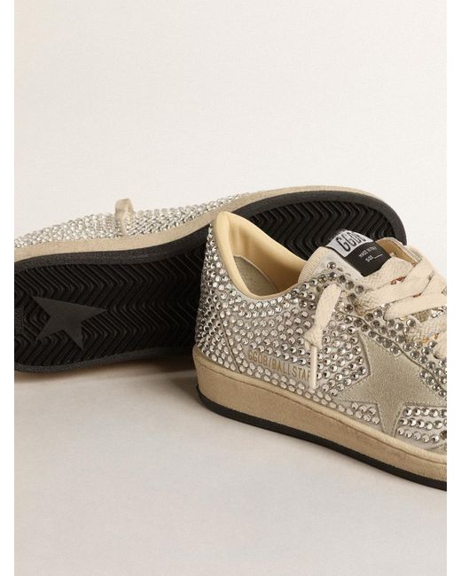 Golden Goose Ball Star Ltd With Swarovski Crystals And Suede