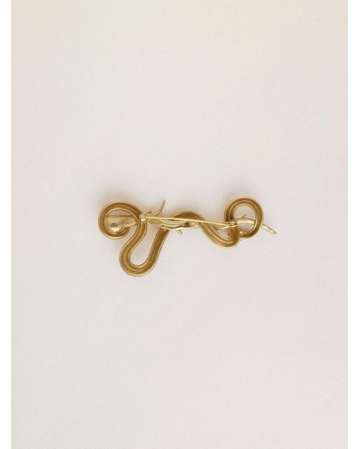 Broche Cny Or Antique En Forme De Serpent, Taille Golden Goose Deluxe Brand en coloris Natural