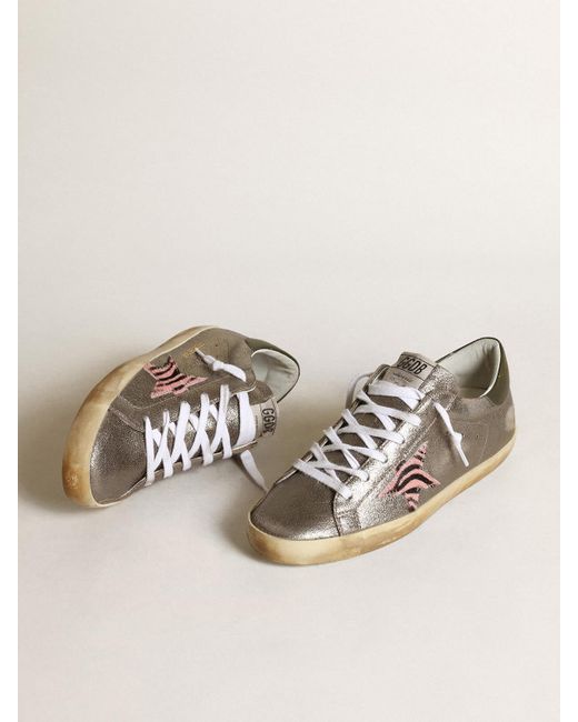 super star noir daim