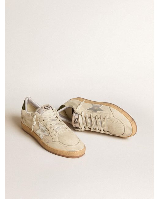 Golden Goose Deluxe Brand Natural Ball Star With Leather Star And Leather Heel Tab for men