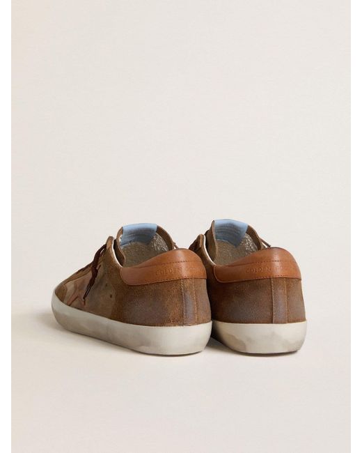 Super-Star Uomo di Golden Goose Deluxe Brand in Brown da Uomo