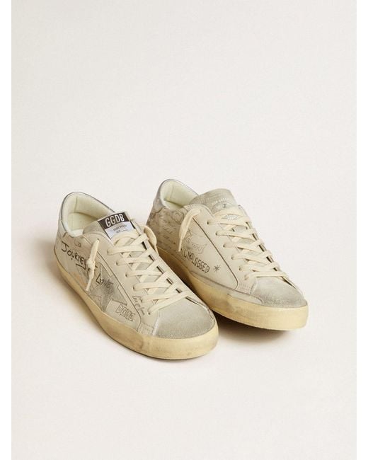 Super-Star Uomo Ltd di Golden Goose Deluxe Brand in Natural da Uomo