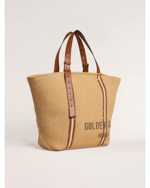 Golden Goose Deluxe Brand Natural 24.7 Tote Bag