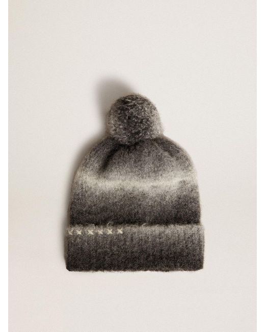 Golden Goose Deluxe Brand Multicolor And Wool Beanie With Pompom for men