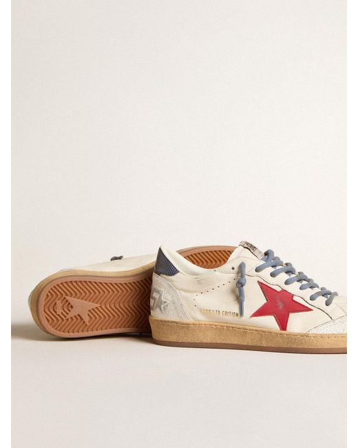 Golden Goose Ball Star Ltd With Star And Lizard-Print Golden Goose Ball Star Ltd With Star And Lizard-Print