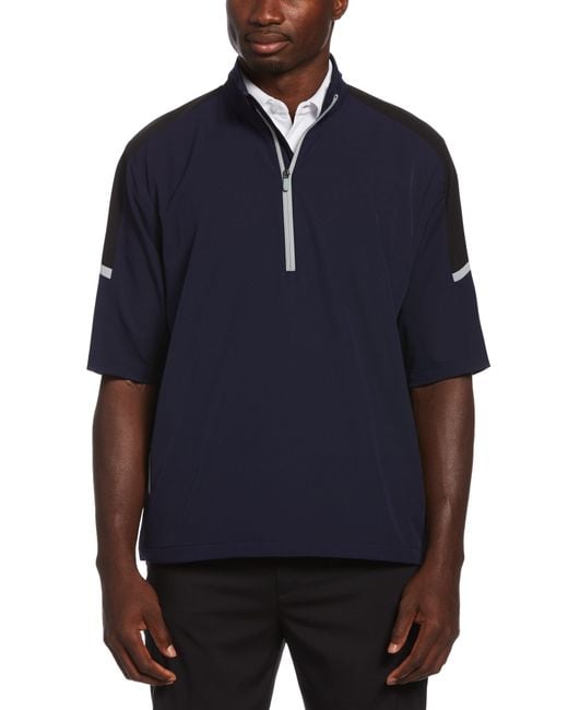 Callaway Apparel Synthetic Swing Techtm Blocked 1/4 Zip Golf