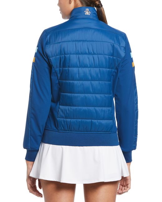 Original Penguin Mixed Media Puffer 