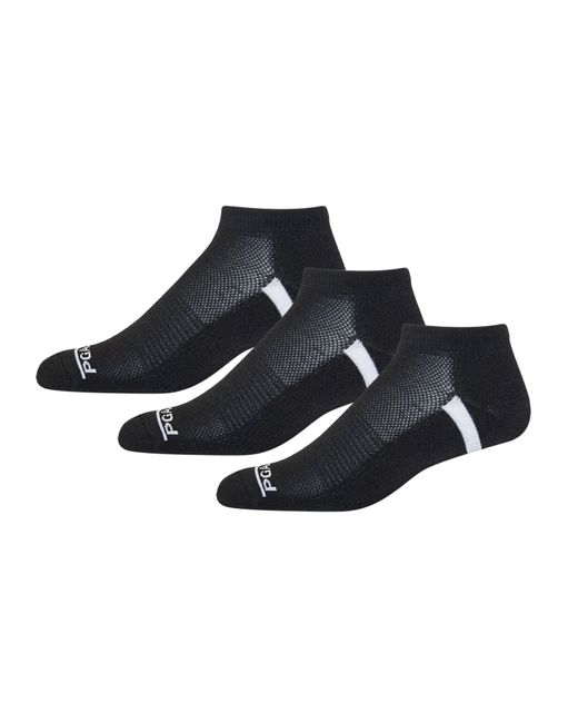 PGA TOUR Synthetic 6pack Low Rider Golf Socks in Black for Men Lyst