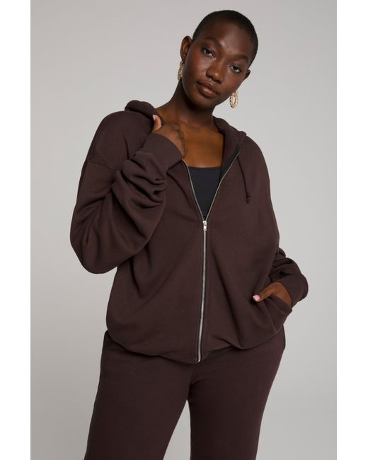 boyfriend zip hoodie