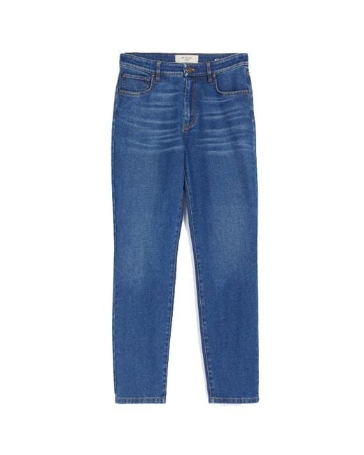 Weekend by Maxmara Eufrate High-waisted Denim Jeans in Blue | Lyst