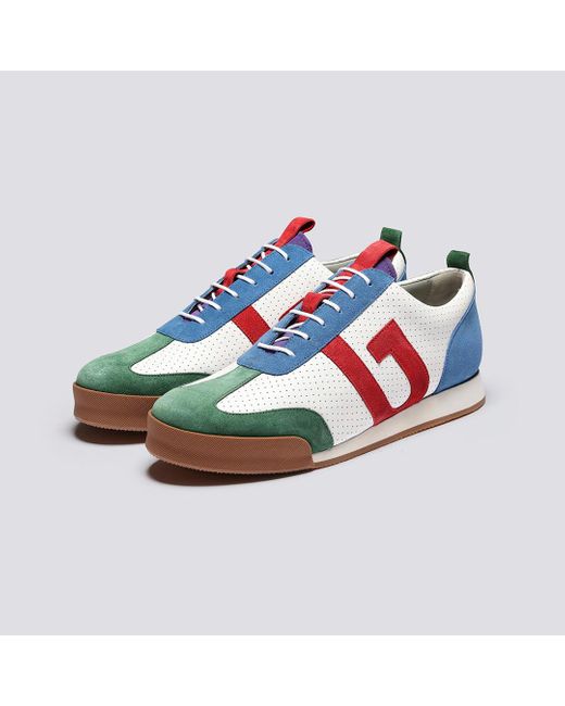 Mens blue shop trainers sale