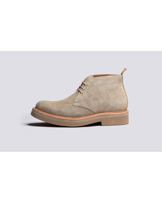 Grenson Clement Chukka Boots in Black for Men | Lyst