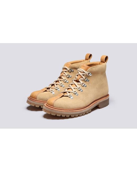 Grenson Bobby Hiker Boots in Black for Men Lyst UK
