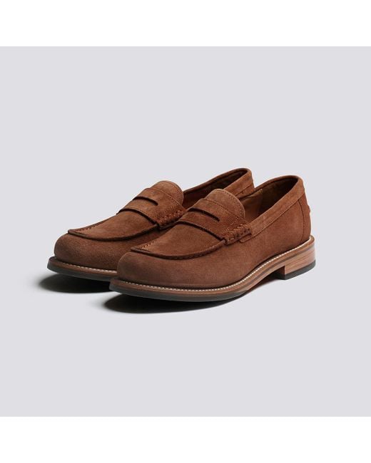 Grenson Julie Loafers in Brown | Lyst