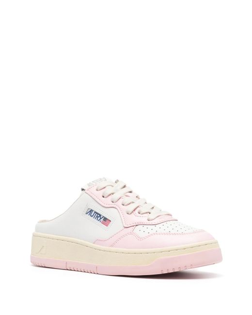 Autry White Sneakers Medalist Mule