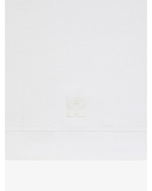 Givenchy White Canotta Extra Slim In Cotone for men