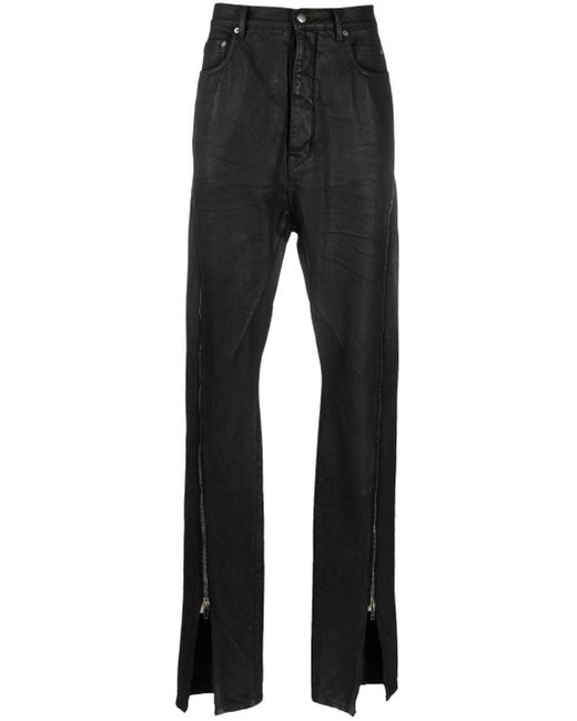 Rick Owens Black Bolan Banana High-Rise Slim-Fit Jeans for men