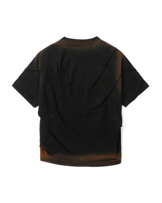 ANDERSSON BELL Black T-shirt Mardro Gradient for men