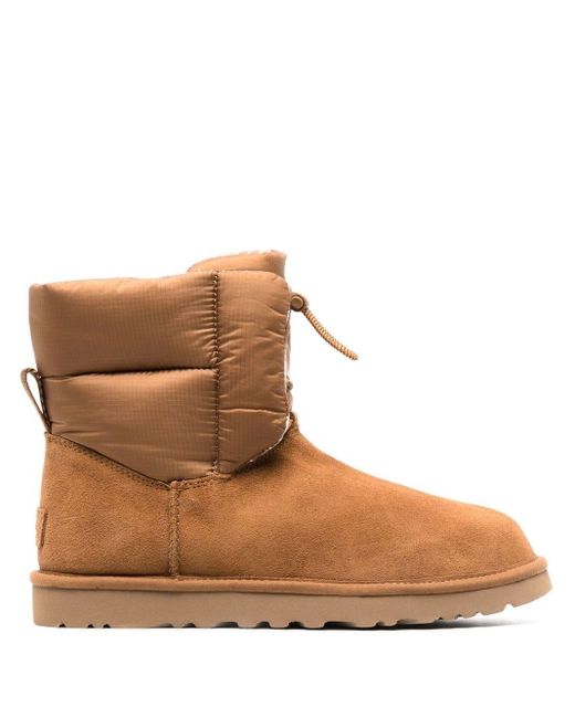 Ugg Brown Classic Maxi Toggle Suede Ankle Boots