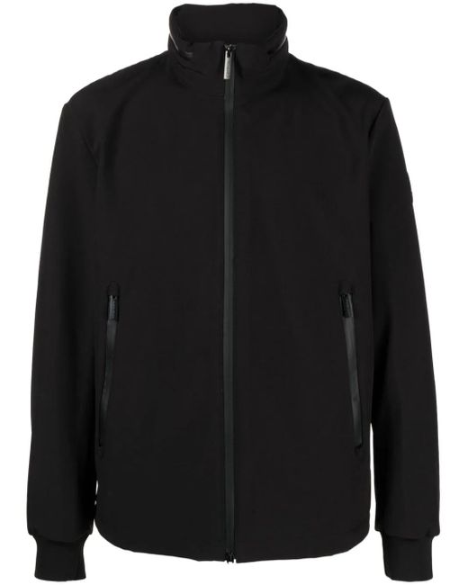 Woolrich Black Giacca In Softshell for men