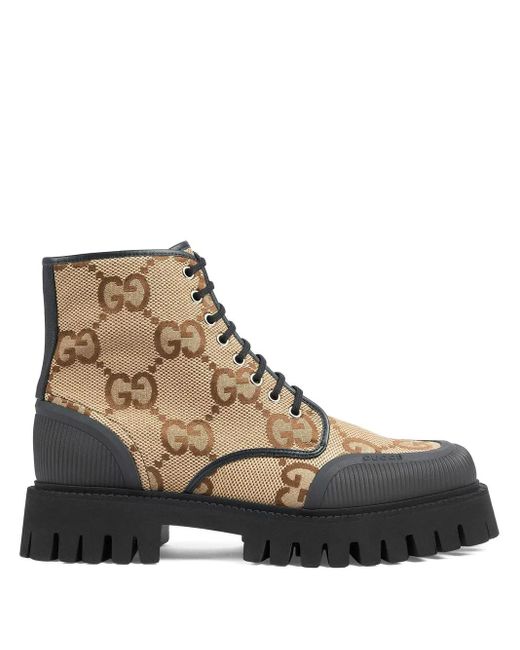 Gucci Novo Lug-sule Ankle Booties in Brown for Men | Lyst Australia