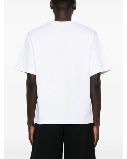 Casablancabrand White Casa Racing 3d T-shirt for men
