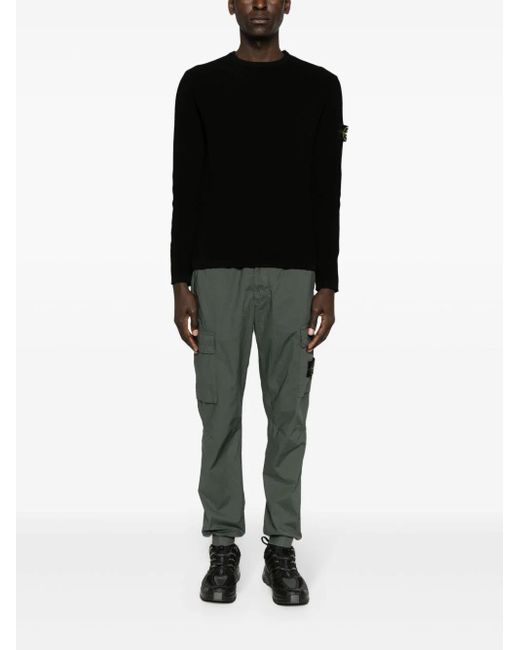 Stone Island Green Trousers With Pockets for men