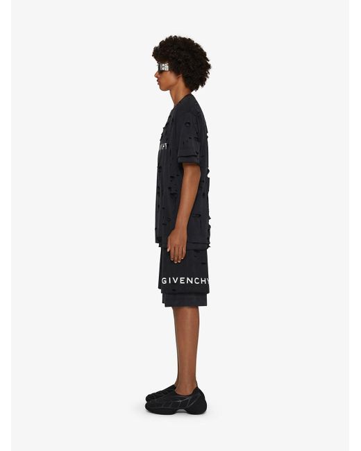 T-shirt oversize di Givenchy in Black da Uomo