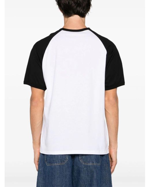 Alexander McQueen Black T-shirt Con Stampa Frontale for men