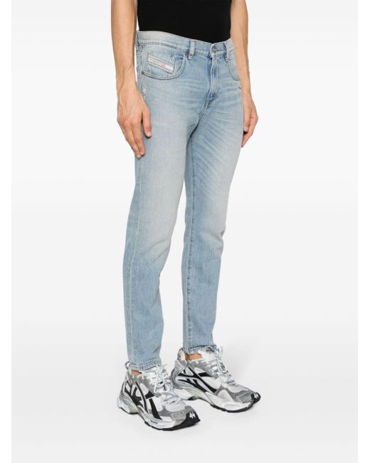 DIESEL Blue Slim Jeans 2019 D-strukt for men