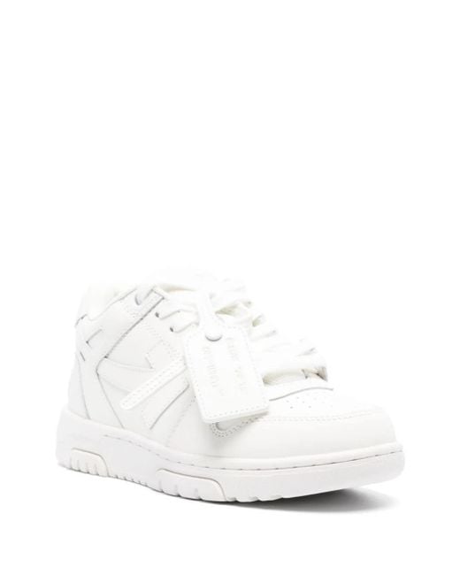 Off-White c/o Virgil Abloh White Women Out Of Office Calf Leather Sneakers
