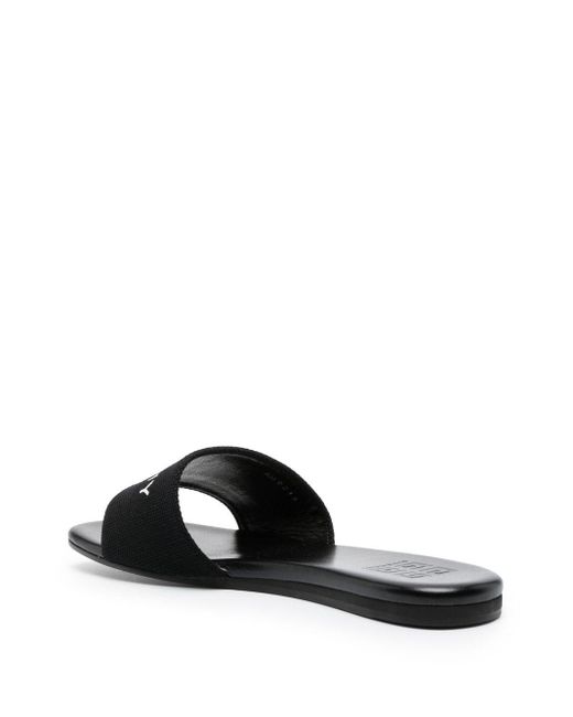 Givenchy Black '4G' Slides