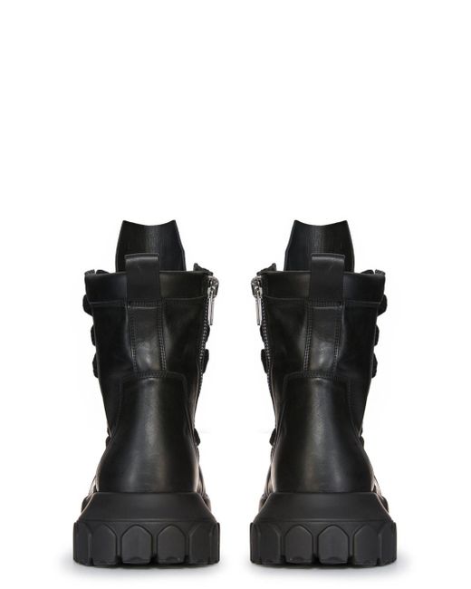 Rick Owens Black Jumbo Laced Bozo Tractor for men