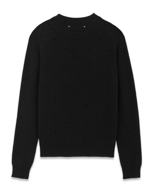 Saint Laurent Black Weater for men