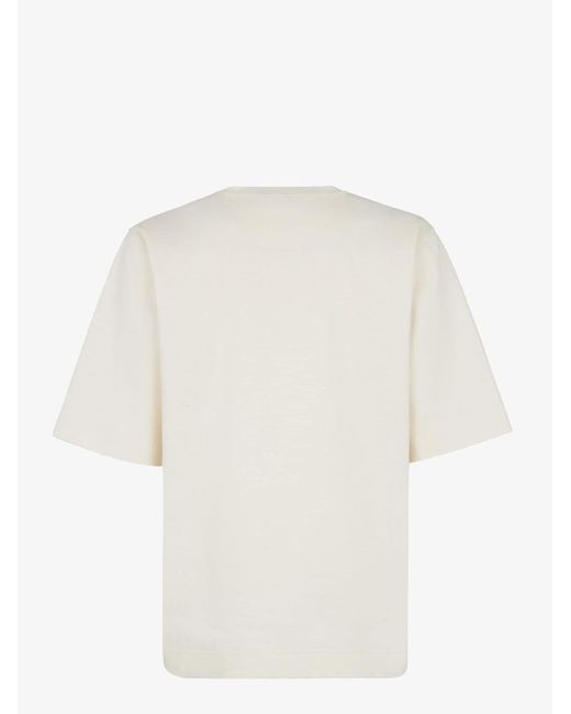 Fendi White T-shirt Made In for men