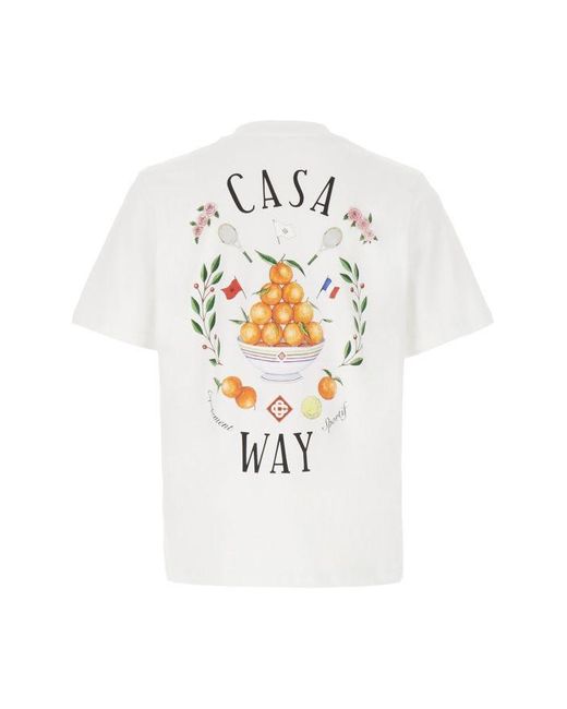 Casablancabrand Green Casa Way T-shirt for men