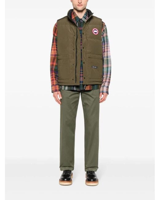Canada Goose Green Freestyle Padded Gilet for men