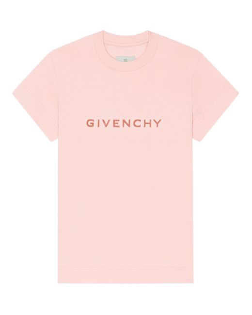 T-shirt slim 4g di Givenchy in Pink