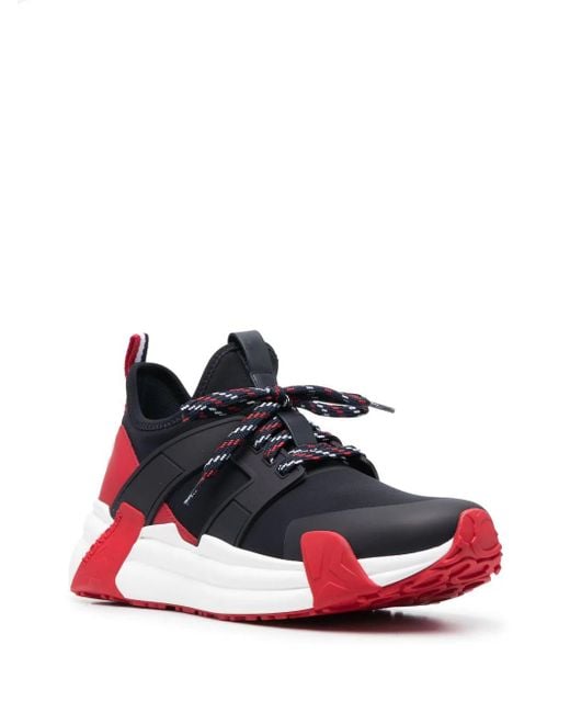Moncler Red Lunarove Low-top Sneakers for men