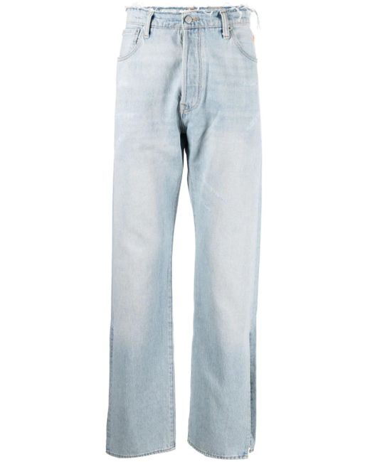 ERL Blue X Levi's 501 Slit Jeans for men