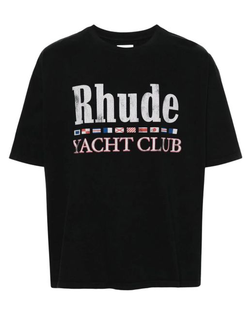 Rhude Black T-shirt for men