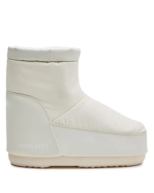 Icon low in gomma di Moon Boot in White