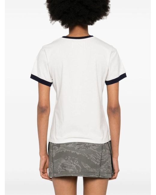 T-shirt Lina di Golden Goose Deluxe Brand in White