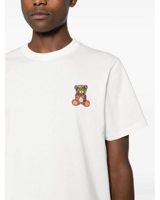 T-shirt unisex con orso di Barrow in White