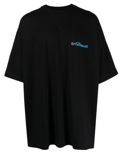 Vetements Black Only T-shirt for men