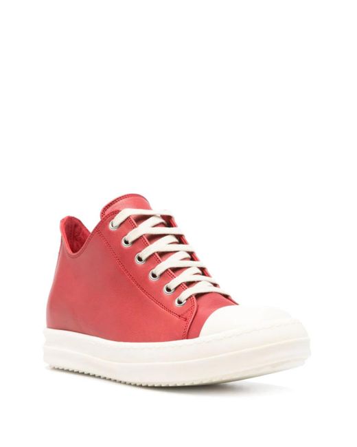 Sneakers in pelle di Rick Owens in Pink