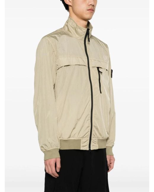 Stone Island Natural Jacket Garment Dyed Crinkle Reps R-Ny for men