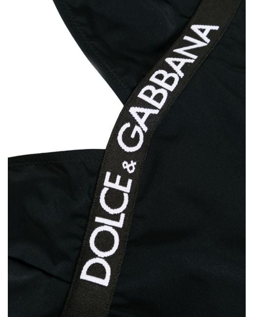Costume intero con stampa di Dolce & Gabbana in Black