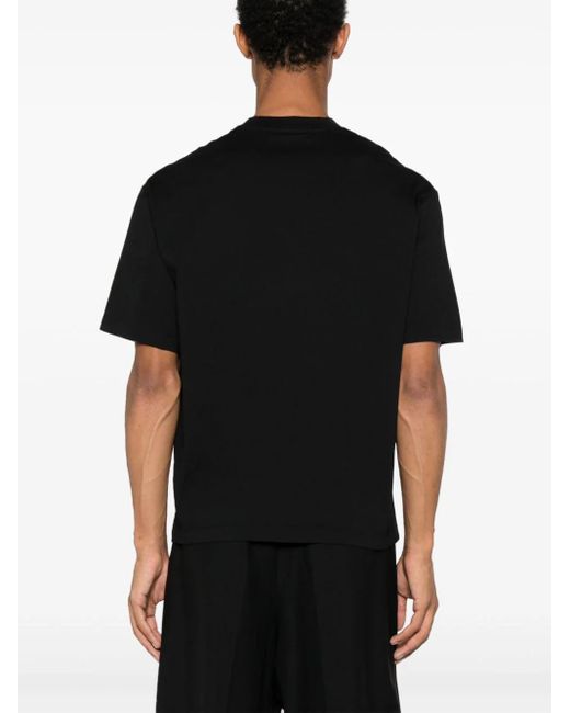 T-shirt con applicazione Thunderbolt di Neil Barrett in Black da Uomo